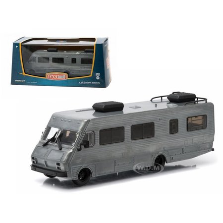 THINKANDPLAY 1 by 64 First Cut 1986 Fleetwood Bounder Rv Diecast Model Car; Silver TH994354